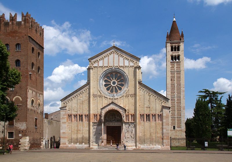 Basilica di San Zeno a Verona arte romanica medioevale