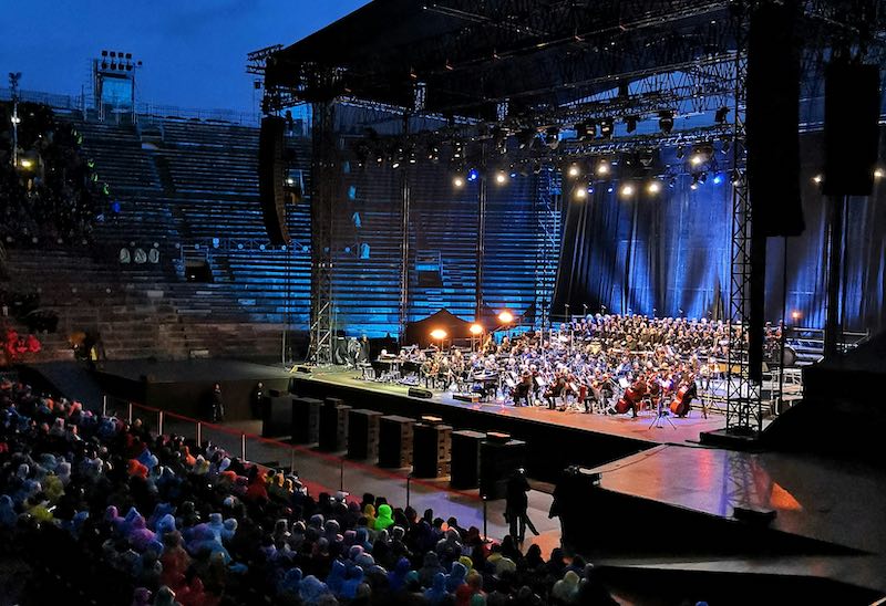 Spettacolo all'Arena di Verona