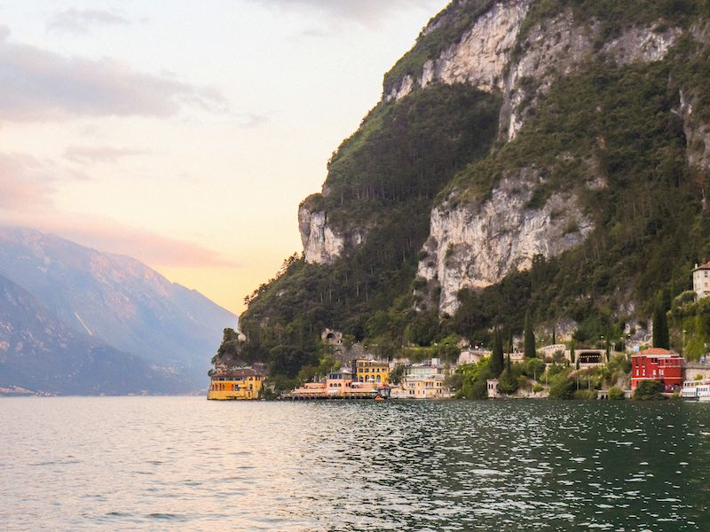 panorama del lago di garda